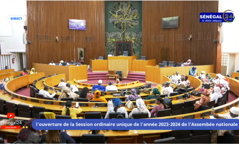 Assemblée nationale : Ouverture de Session ordinaire unique de l'année 2023 - 2024